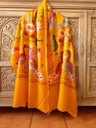 Vann Embroidered Shawl (Mustard)