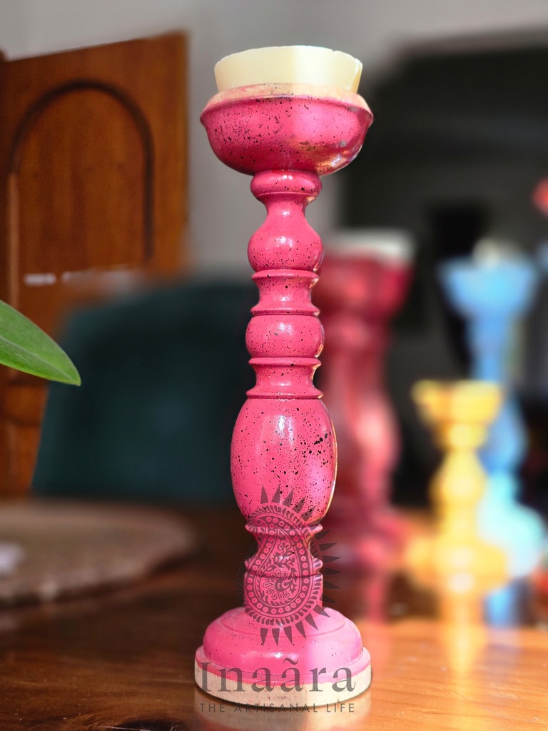 Rehayi  Meditation Candle Holder-Tall