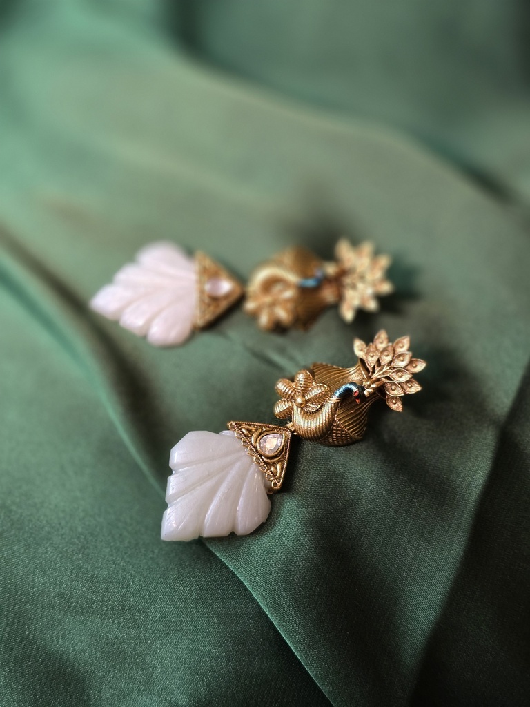 Mayuri Danglers - White