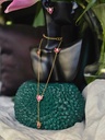 Liànhuā necklace & studs- pink