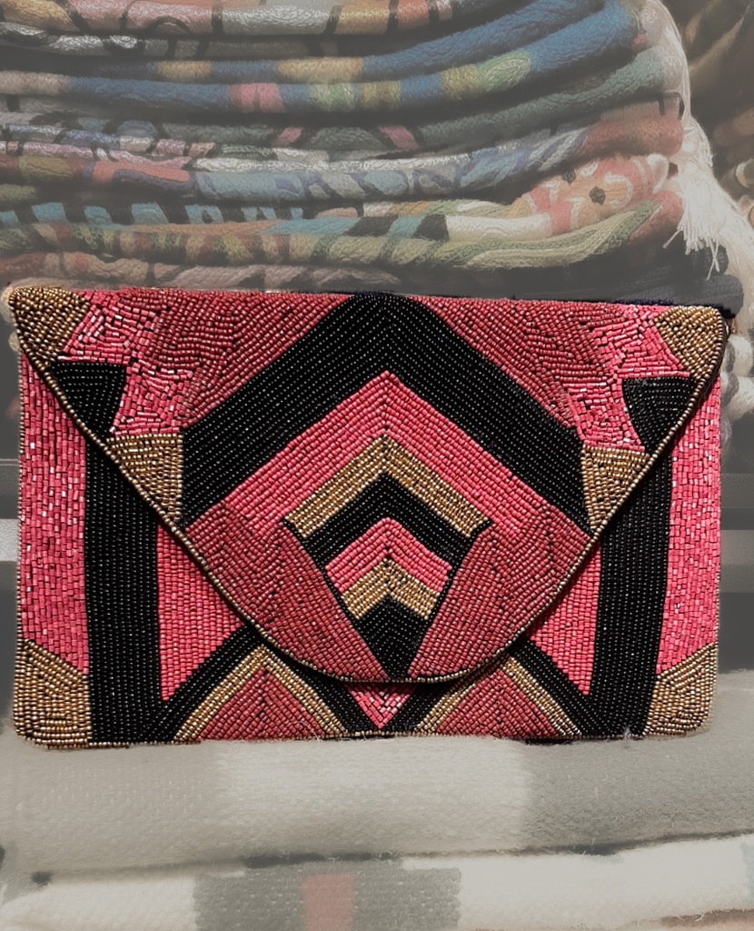 Retro Scandi Clutch Bag