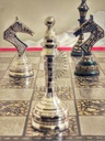Handcarved Brass Chess Set