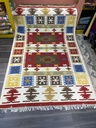 Meena Handwoven Dhurrie - Red
