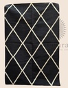 Black Jack Handwoven Dhurrie(4x6ft)