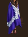Madhuri Tilla Embroidery Purple Shawl