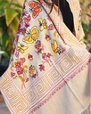 Armaan Embroidered Kashmir Shawl (Beige)