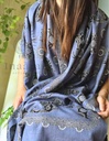 Ibex Merino Wool Stole (Gray)