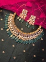 Zulekha Guluband Set - Green