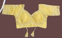 Katori Saree Blouse - Light Yellow
