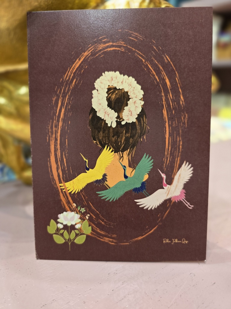 Greeting Cards-Swans Maiden Art