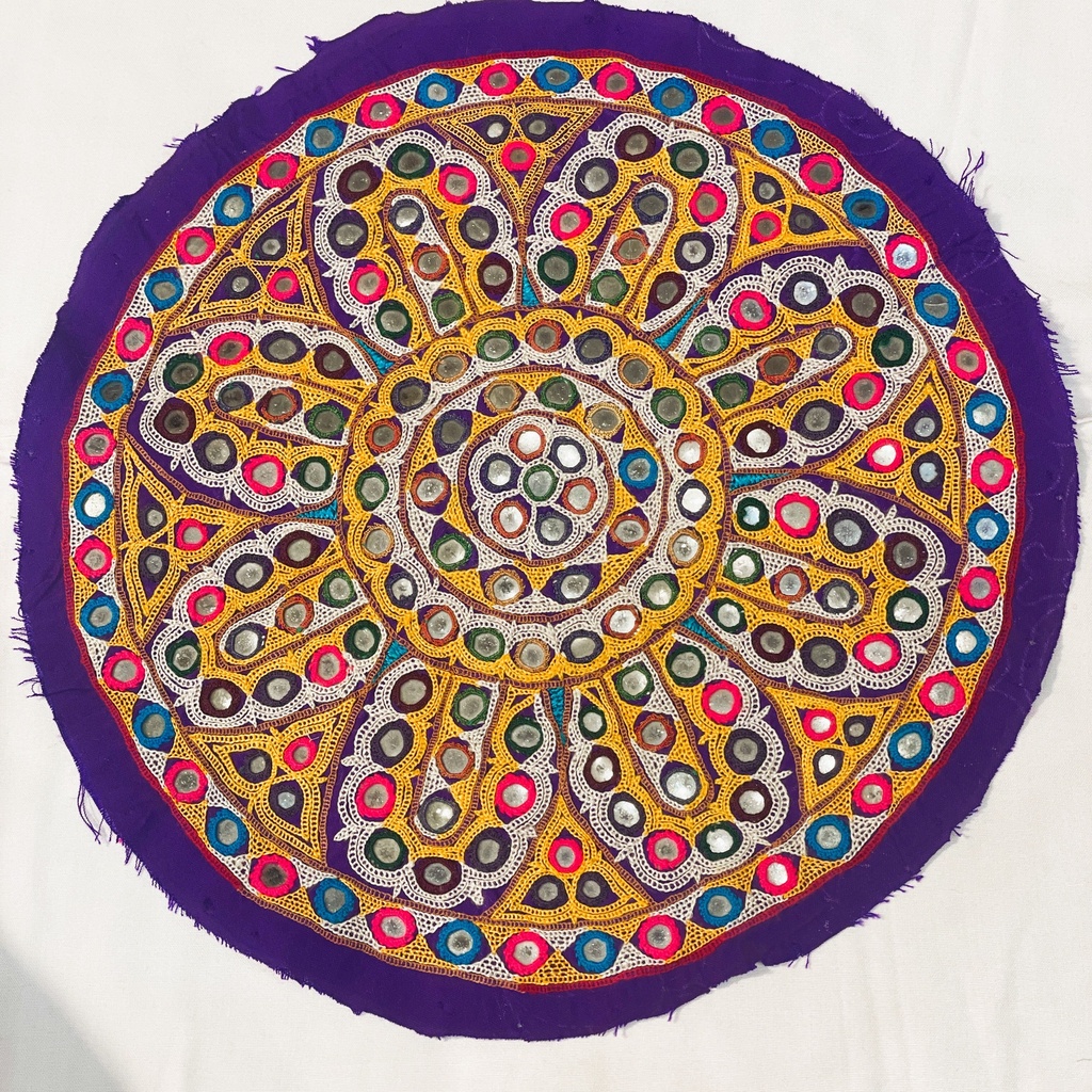 Handmade Vintage Embroidery Tribal Patch