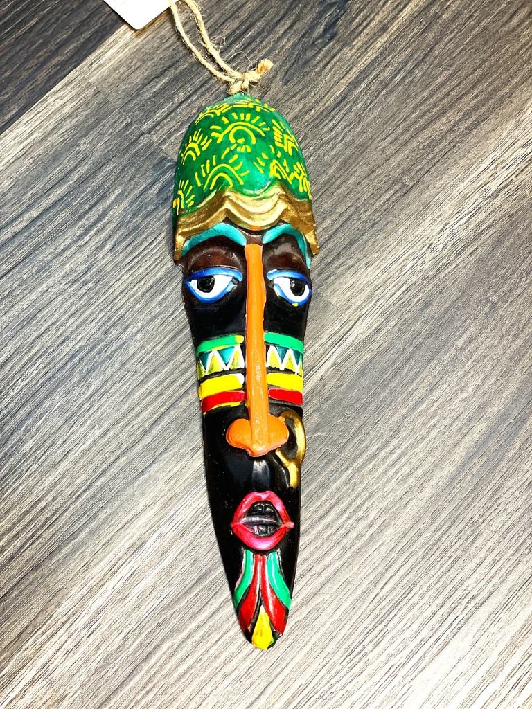 Terracotta clay tribal mask (copy)