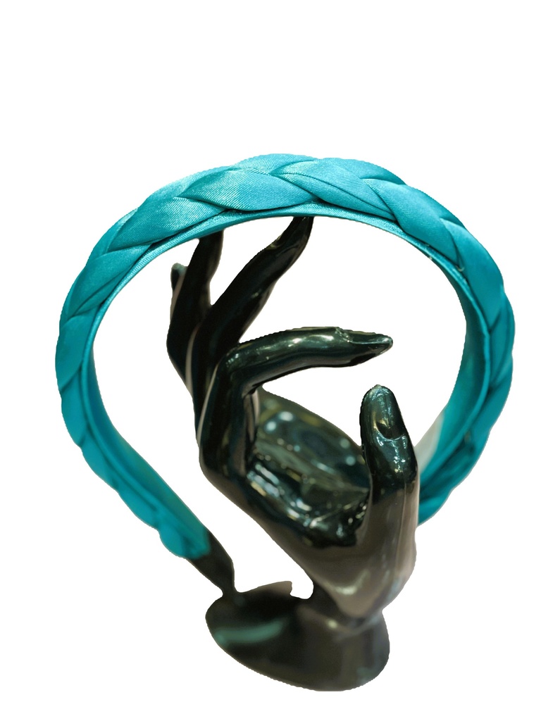 Handmade braided headband-black (copy)