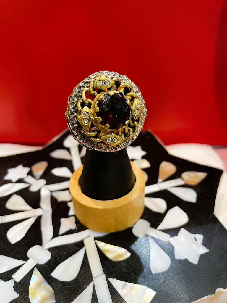 Lazurite oval adjustable ring (copy)