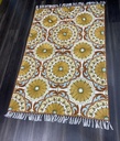 Yellow Flower Kashmiri Tapestry(5.9x3.9ft)