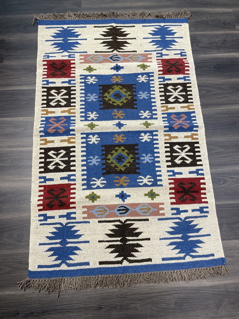 Handwoven Dhurrie-(5x3ft)