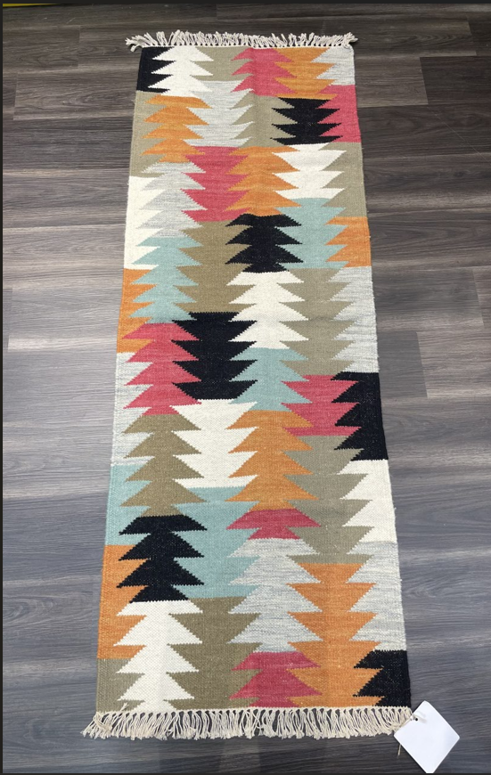 Runner Handwoven Dhurrie-(67x183 cm)