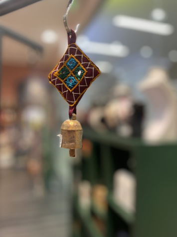 Hand Painted Cow Bells-Cone blue (copy)