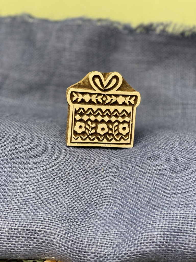 Block Print Stamp-Gift box
