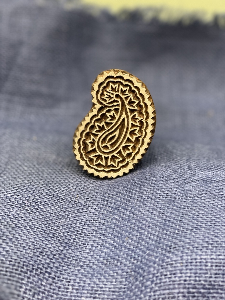 Block Print Stamp-Peacock flower (copy)