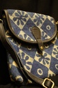 Indigo Block Print Sling Bag