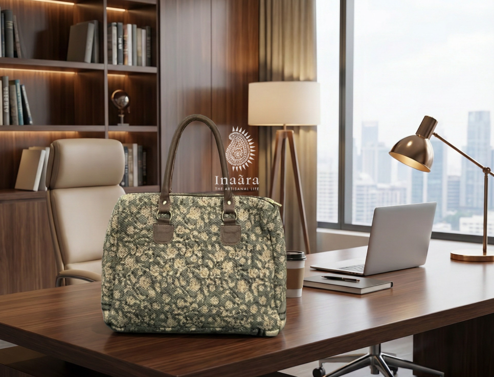 Sanganeri Print Dhurrie Bag (copy)