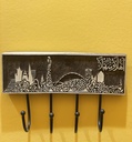 Doha Skyline View Wall Hook