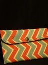 Organic Fabric Purse-Zigzag Pattern