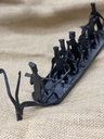 Handcrafted Oryx Dhow Boat w/Men