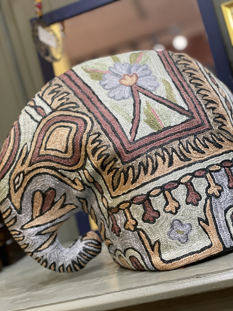 Embroidered Elephant Tea Potholder (copy)