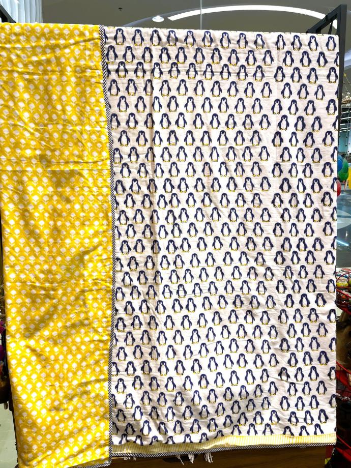 Cotton Handblock Printed Summer Blanket