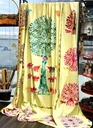 Tree of Life Acrylic Bedspread-Naples Yellow