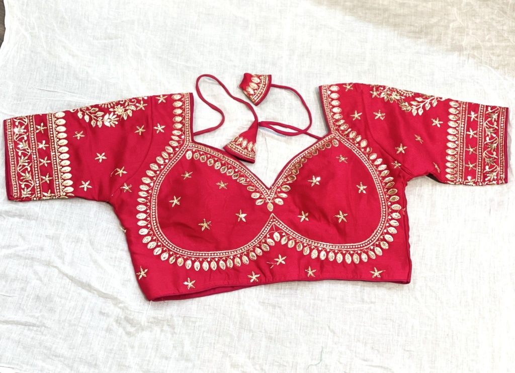 Katori Saree Blouse -Dark Pink
