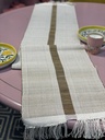 Handblocked Table Runner- Mint Green (copy)