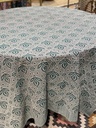 Printed Silk Rectangular Tablecloth-Y.Green (copy)