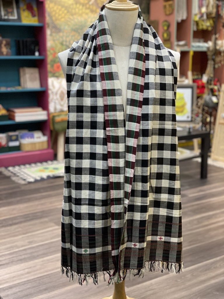 Handwoven Kala Cotton Stole