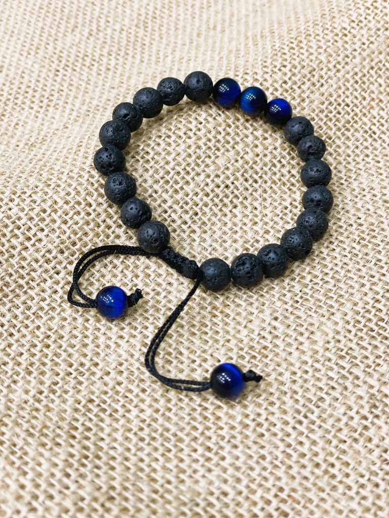 Mixed Lapiz Lazuli Beaded Bracelet