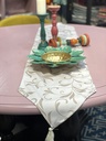 مفرش طاولة بطباعة القوالب (33×154 سم)