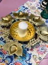 Tea Light Peacock Urli Bowl Gold Color (copy)
