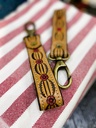 Hand Tooled Leather Keychain