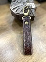 Hand Tooled Leather Keychain