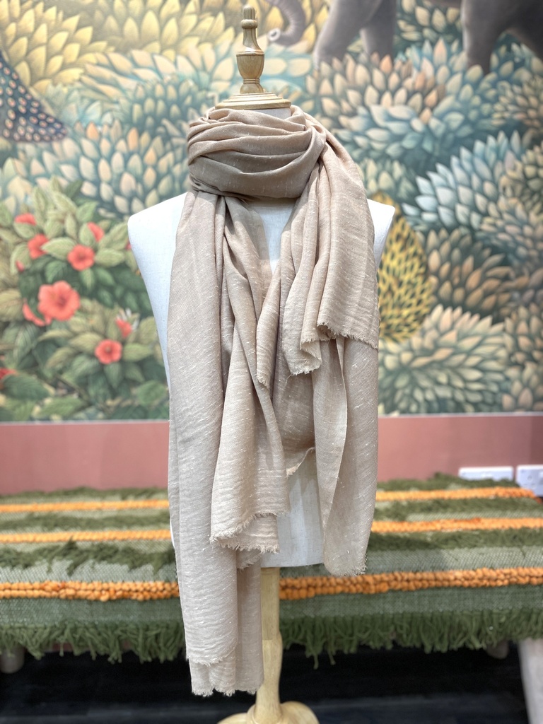 Angora Dushala Shawl -Beige (copy)