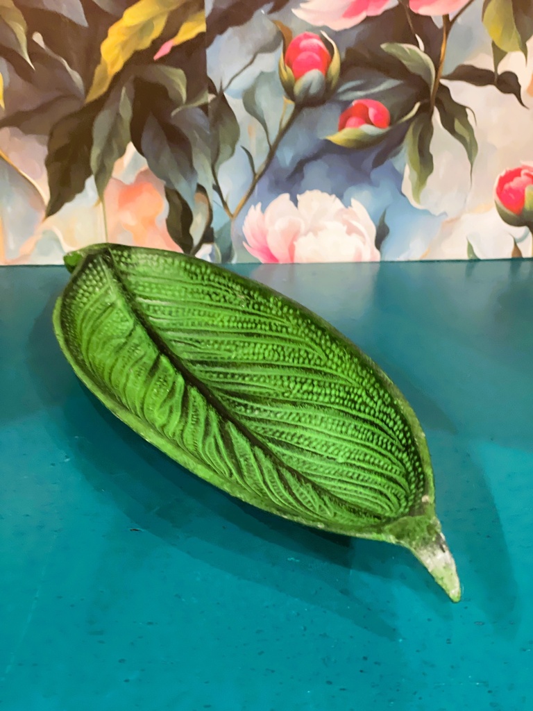 Leaf Incense Burner-Dark Green