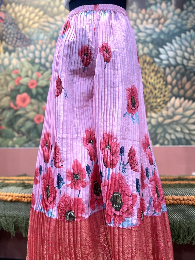 Palazo Pants-Floral L-XL