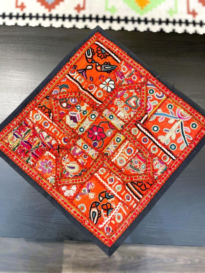 Embroidered Cushion Cover