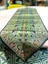 Silk Brocade ElephntDsign TbleRunnr-Black
