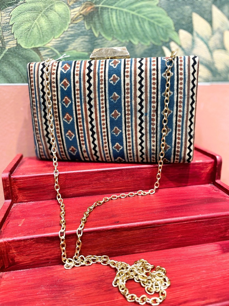 Ajrakh Prints Clutch