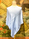 Free Size Poncho-Sky Blue