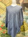 Free Size Poncho-Gray