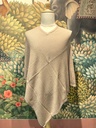 Free Size Poncho-Beige